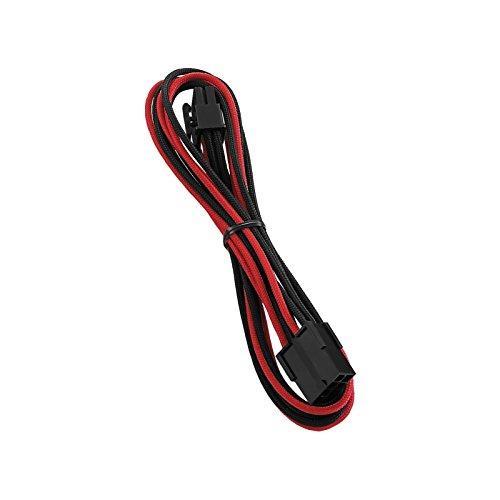 CableMod - ModFlex 6 Pin PCI-E Sleeved Cable Extensions - Black/Red - كابل